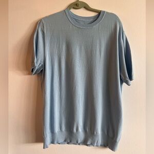 Light Blue Men's Pullover Sweater